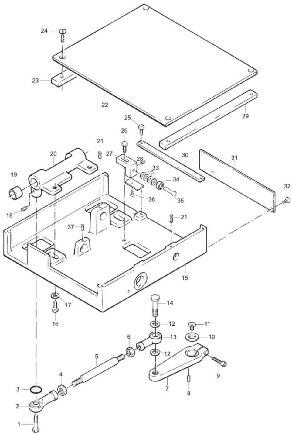 Omcan 20013 - Parts Breakdown - 1