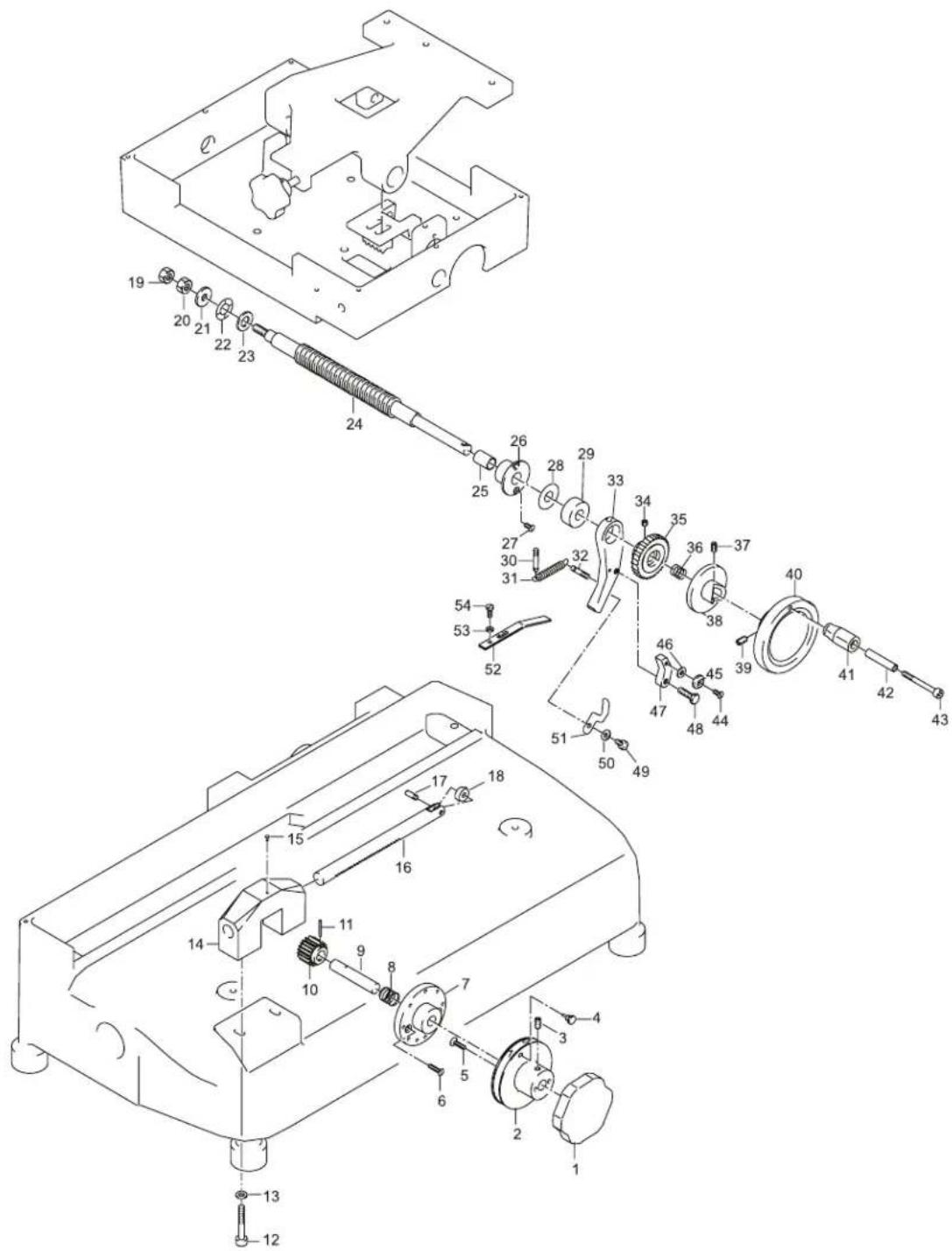 Omcan 20013 - Parts Breakdown - 1
