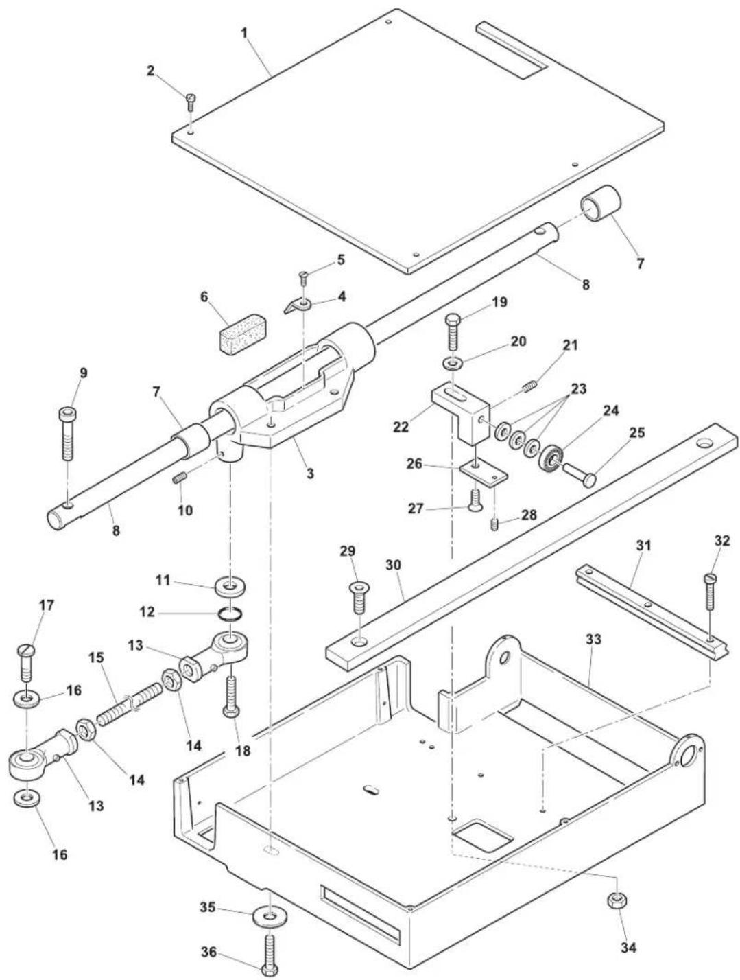 Omcan 20013 - Parts Breakdown - 1
