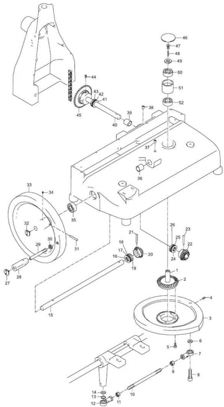 Omcan 20013 - Parts Breakdown - 1