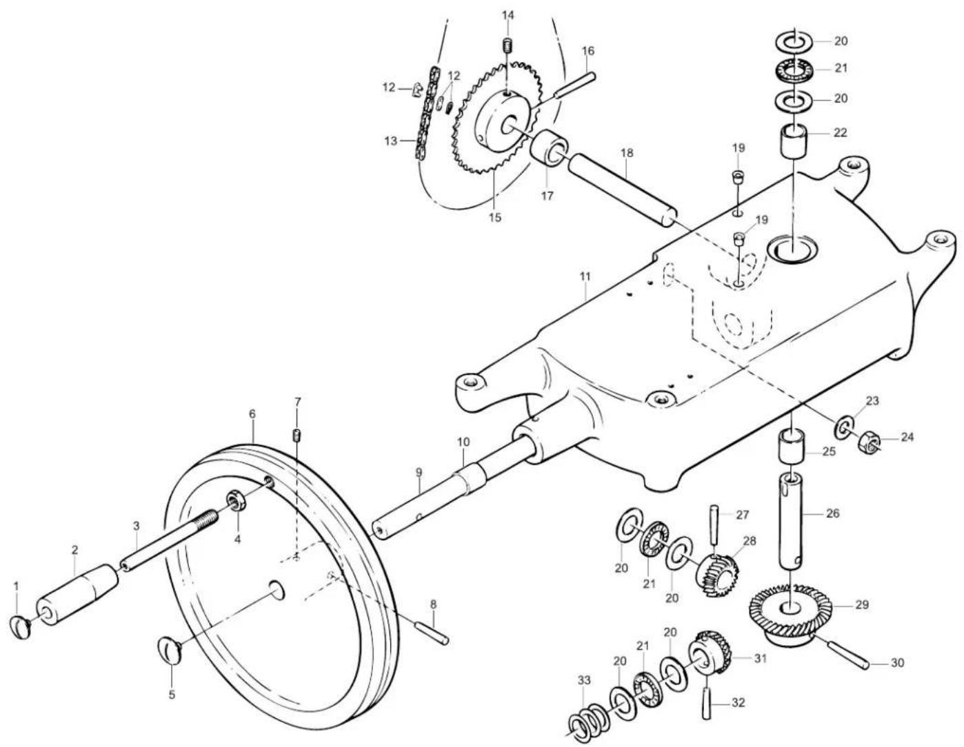 Omcan 20013 - Parts Breakdown - 1