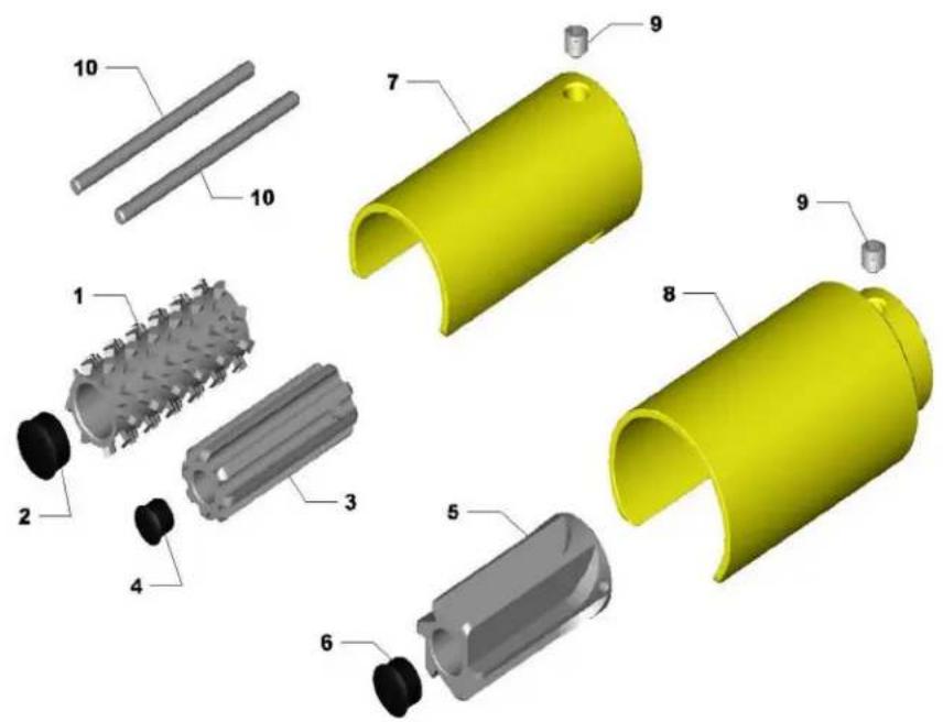 Omcan FS-US-0246 - Parts Breakdown - 2