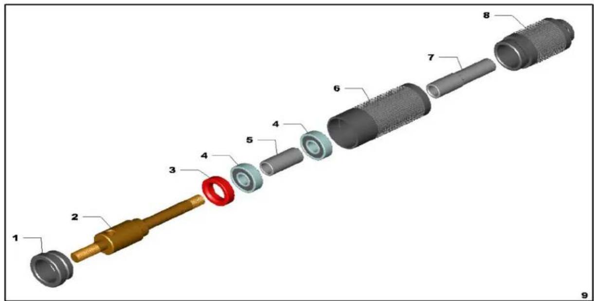Omcan FS-US-0246 - Parts Breakdown - 1