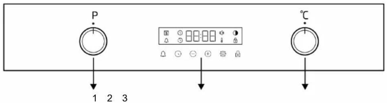 BEKO FBE68314MXC - Introduction of the oven control panel - 1