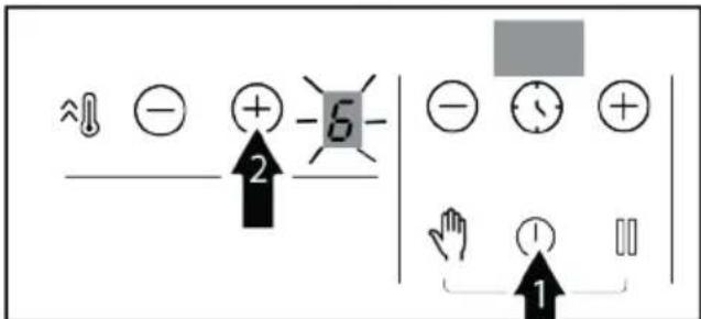 BEKO FBE68314MXC - Adjusting the temperature level - 1