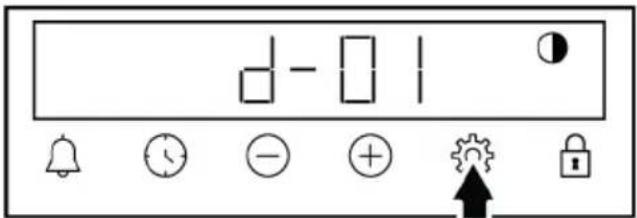 BEKO FBE68314MXC - Setting the display brightness - 1