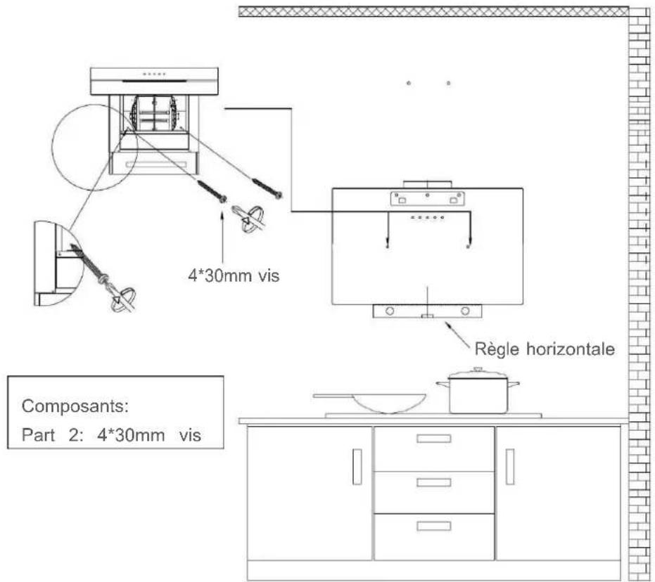 4*30mm vis Règle horizontale Composants: Part 2: 4*30mm vis