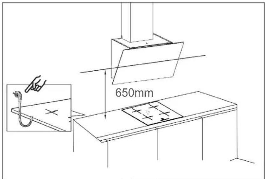 FAR HD350INC60/25A - Install the Hood Extraction): - 1