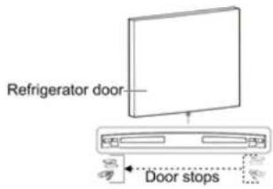 SABA CT4654NFDKE - REVERSING THE DOOR - 8