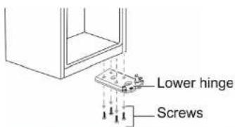 SABA CT4654NFDKE - REVERSING THE DOOR - 5