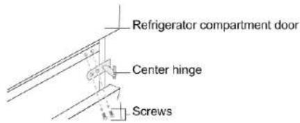 SABA CT4654NFDKE - REVERSING THE DOOR - 4