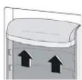 SABA CT4654NFDKE - Positionnement des balconnets de porte - 2