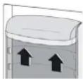 SABA CT4654NFDKE - POSITIONING THE DOOR BALCONIES - 2