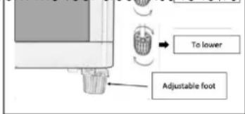 LeCépage AGK168PV - Foot adjustment - 1