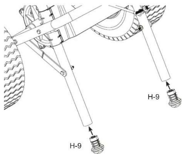 Chapin 89400C - Assemble Adjustable Feet - 1