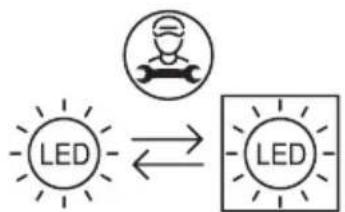 FAR DPG2025DX - Changing the light bulb - 1