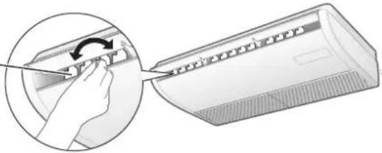 PANASONIC S-56MU1E5A - ■ Ajuste da direcção do fluxo de ar horizontal (Manual) - 1