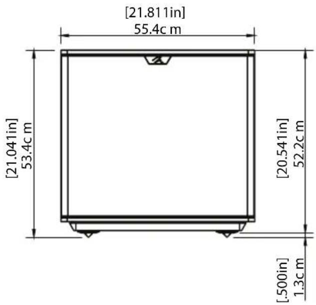 Martin Logan Grotto 12 - PRODUCT DIMENSIONS - 2