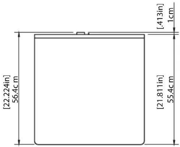 Martin Logan Grotto 12 - PRODUCT DIMENSIONS - 1