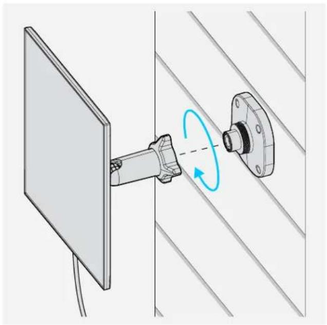 CHAMBERLAIN MYQCS4VXXW - Mount the Solar Panel (continued) - 3