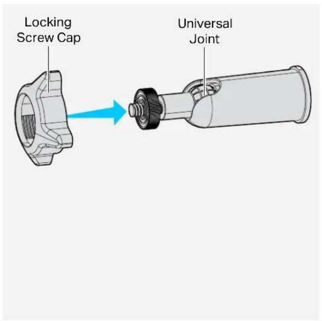 CHAMBERLAIN MYQCS4VXXW - Mount the Solar Panel (continued) - 1