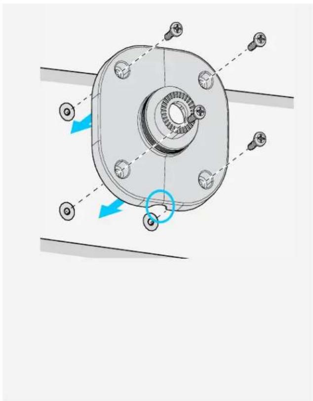 CHAMBERLAIN MYQCS4VXXW - Mount the Solar Panel (continued) - 3