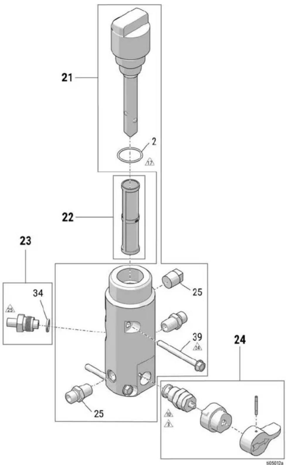 GRACO FieldLazer ES100 - Pièces du filtre - 1