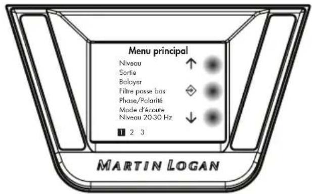 Martin Logan Depth 215 - Aperçu des réglages du caisson de basses : - 3