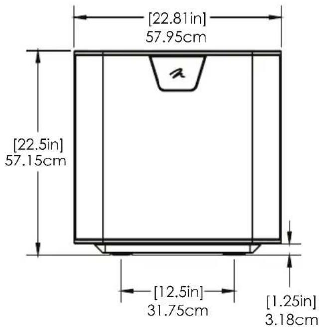 Martin Logan Depth 215 - DIMENSIONS DU PRODUIT - 2
