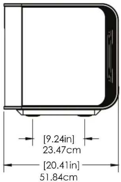 Martin Logan Depth 215 - DIMENSIONS DU PRODUIT - 3