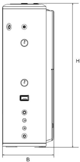 HTW SR24 - Unit outline dimension (unit: mm) - 2