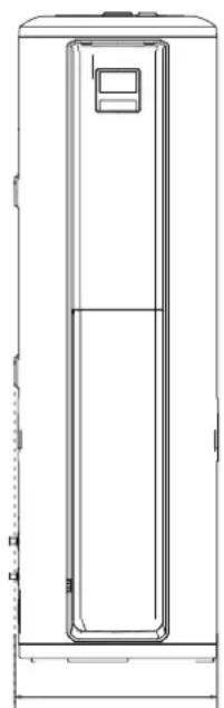 HTW SR24 - Dimensión del contorno de la unidad (unidad: mm) - 1