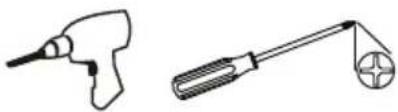Vacmaster DHVB1401 - Pour fixer la base de chargement au mur (en option): - 1