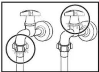 CONTINENTAL EDISON CELL1012DDS1 - - Connecter le tuyau d'entrée - 3