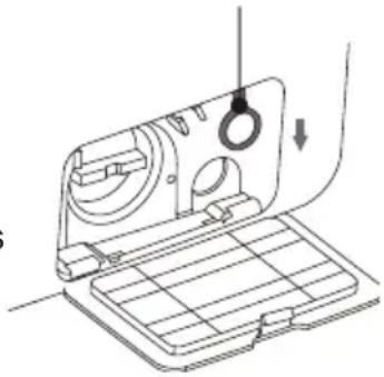 CONTINENTAL EDISON CELL1012DDS1 - Déverrouillage de la porte de secours (non applicable sur certains modèles) - 1