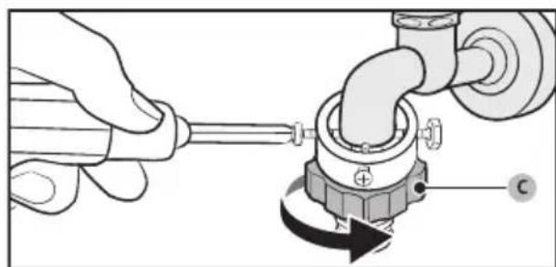 CONTINENTAL EDISON CELL1012DDS1 - - Connecter le tuyau d'entrée - 7