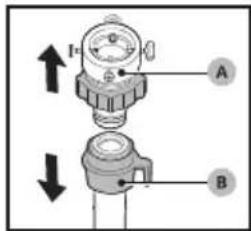 CONTINENTAL EDISON CELL1012DDS1 - - Connecter le tuyau d'entrée - 4