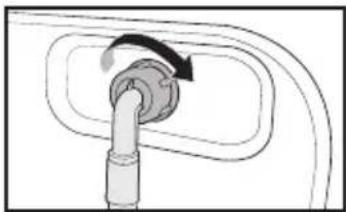 CONTINENTAL EDISON CELL1012DDS1 - - Connecter le tuyau d'entrée - 2