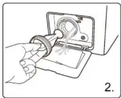CONTINENTAL EDISON CELS106S - ■ Nettoyage de la pompe de drainage - 4