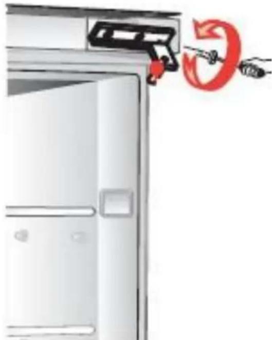 FRIGELUX S4BI122 - Changement de sens de la porte - 1