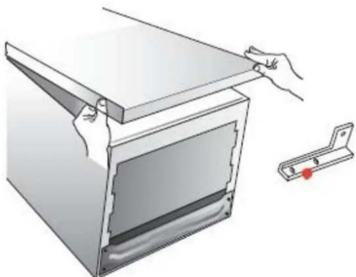 FRIGELUX S4BI122 - Door reversal instructions - 3