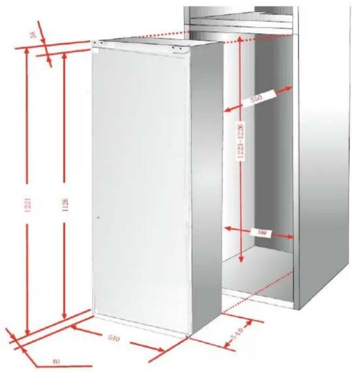 FRIGELUX S4BI122 - Instalación del producto: - 1