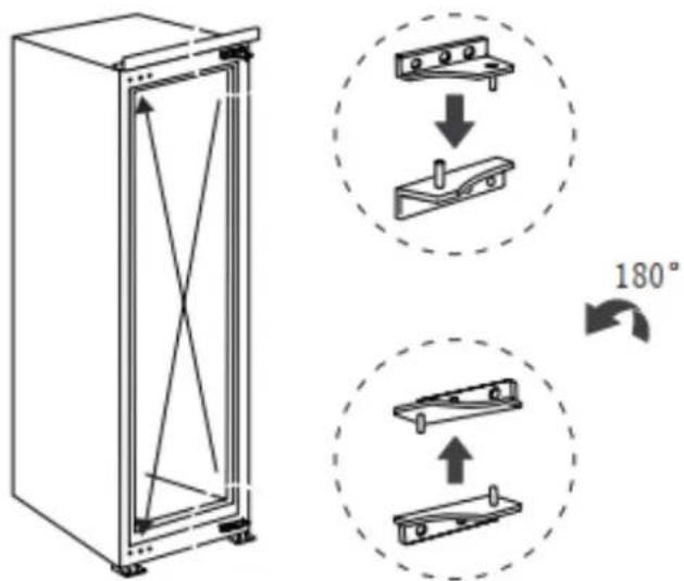 FRIGELUX S4BI122 - Cambiar de sentido de allá puerta - 3