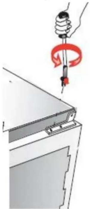 FRIGELUX S4BI122 - Door reversal instructions - 2