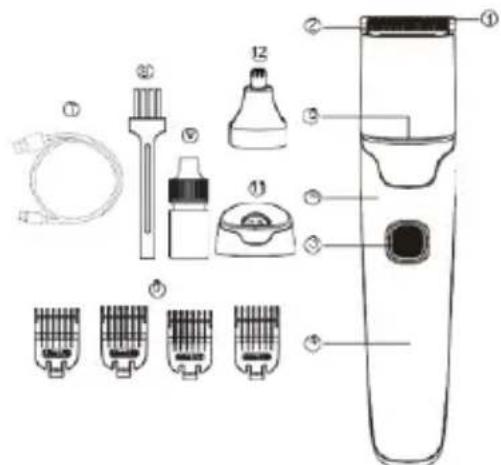 Sogo SS-3540 - 4.DESCRIPTION DES PIECES - 1