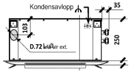 OLIMPIA SPLENDID Bi2 Cassette - DIMENSIONER OCH TEKNISKA DATA - 3