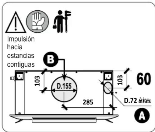 OLIMPIA SPLENDID Bi2 Cassette - Distribución remota de aire - 1