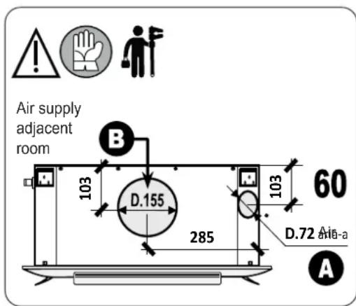OLIMPIA SPLENDID Bi2 Cassette - Remote air distribution - 1