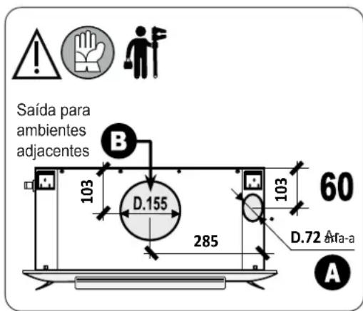 OLIMPIA SPLENDID Bi2 Cassette - Distribuição remota do ar - 1