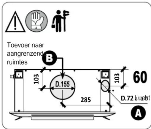 OLIMPIA SPLENDID Bi2 Cassette - Luchtverdeling op afstand - 1